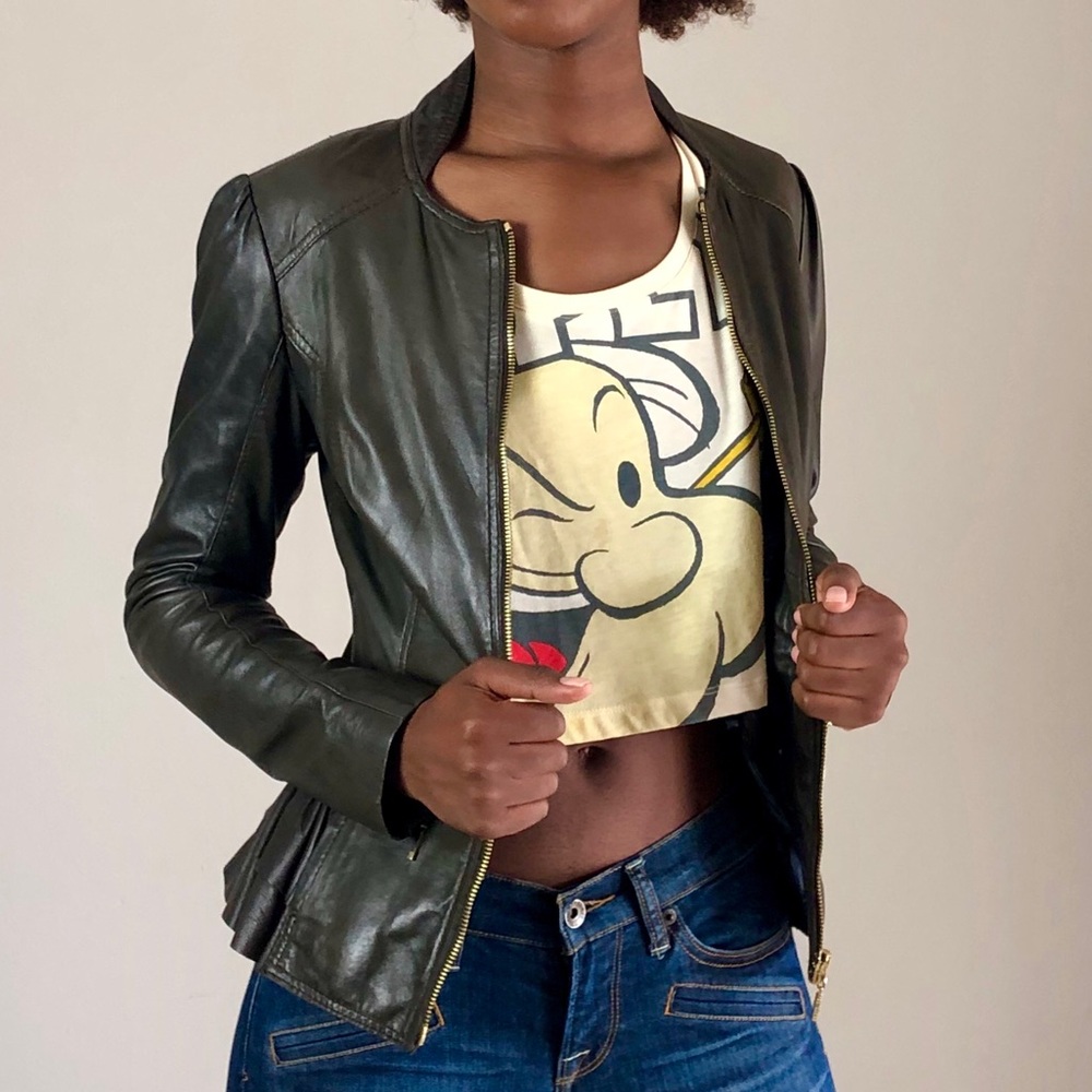 Leather Ted Baker Jacket